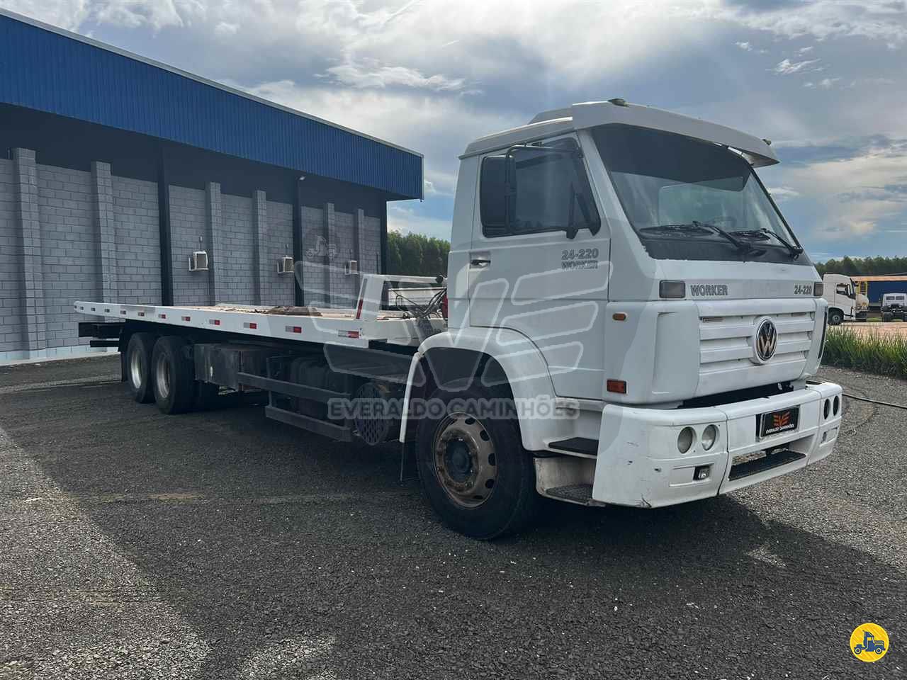 CAMINHAO VOLKSWAGEN VW 24220 Plataforma Guincho Truck 6x2 Everaldo Caminhões MOGI GUACU SÃO PAULO SP